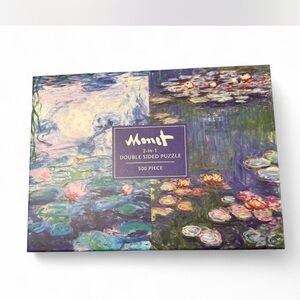 Monet Double-Sided Puzzle with Blue and Purple Hues
